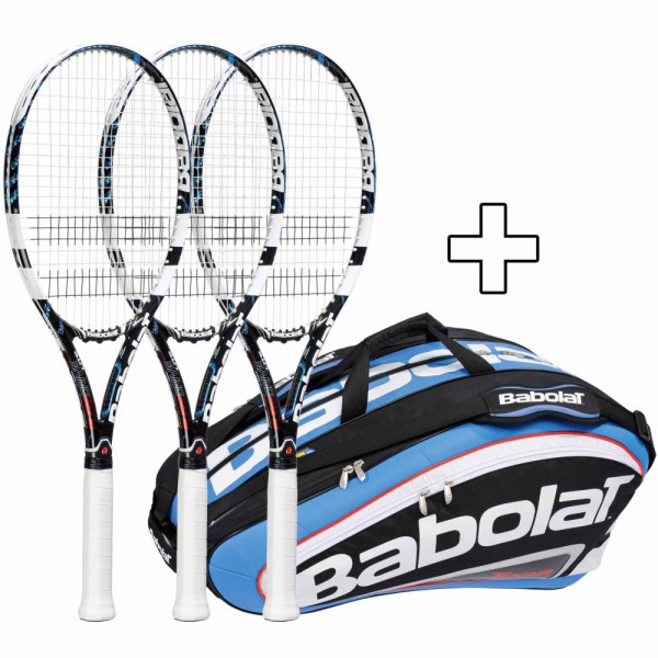 Tennisschläger Babolat Bundle 3x Pure Drive Lite GT