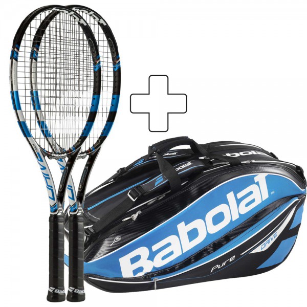 Tennisschläger Babolat Bundel 2x Pure Drive Tour+ (2015)