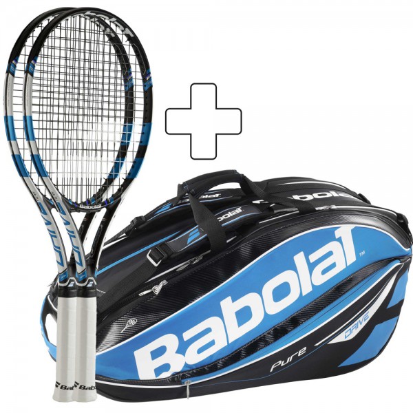 Tennisschläger Babolat Bundle 2x Pure Drive Team (2015)