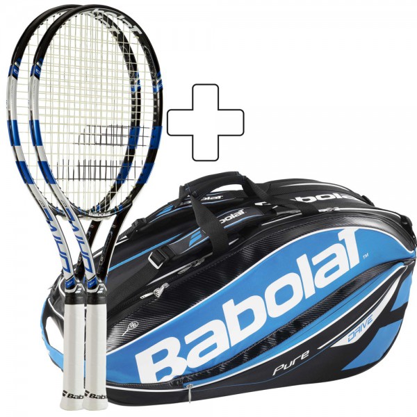 Tennisschläger Babolat Bundle 2x Pure Drive 107 (2015)